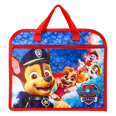 Paw Patrol Boy Kids Childrens Zipped School Book Bag Primary Reading Bag