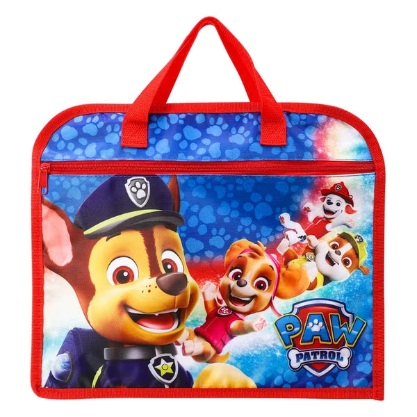 Paw Patrol Boy Kids Childrens Zipped School Book Bag Primary Reading Bag