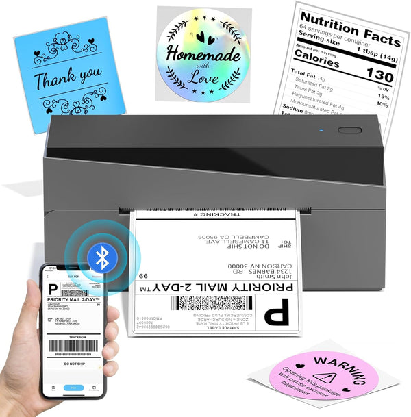 Bluetooth 4x6 Thermal Label Printer for Android & iOS – Shipping & Postage