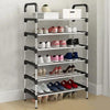 Large Shoe Storage Rack – Free Standing Heavy Duty Organizer with Shelves
