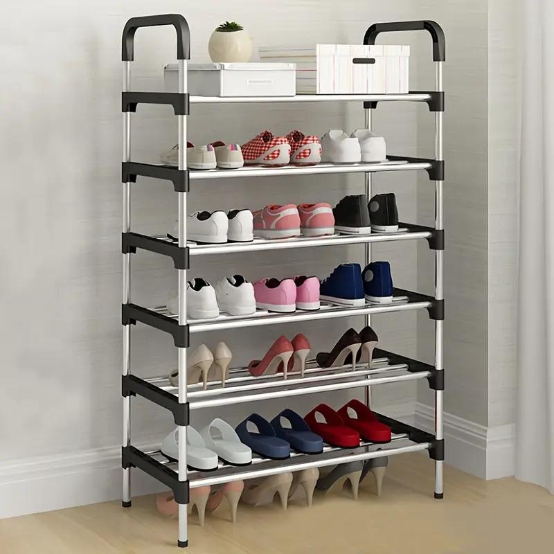 Large Shoe Storage Rack – Free Standing Heavy Duty Organizer with Shelves
