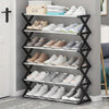 Narrow Shoe Rack – Slim 5-Tier Entryway Organizer for Small Spaces