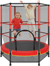 140cm Secure Kids Trampoline with Safety Enclosure