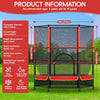 140cm Secure Kids Trampoline with Safety Enclosure