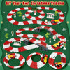 Christmas Construction Car Track for Kids Toys, 233 PCS Flexible Race Track with Train Electric