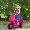 Vespa Licensed 12V Kids Electric Bike w/ 2 Training Wheels